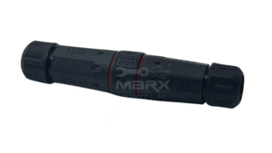 Marx - Made Of Nylon PA66 - M20 Water Proof Tube - IP68 Approved  Assembly With Detachable - LC - Duplex Coupler - OM3 - Aqua Blue