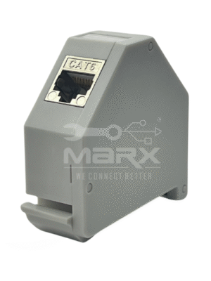 1-1-1-2.png Din Rail Mount Box - 35mm - Cat - 6 I/O - STP