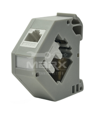 1-10.png Din Rail Mount Box - 35mm - Cat - 6 I/O - UTP