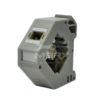 Din Rail Mount Box 35mm With Short Wing SC Coupler - Multi Mode - Simplex - Baige