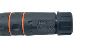 Marx - Made Of Nylon PA66 - M23 Water Proof Tube - IP68 Approved Built In - RJ45 Cat - 6A Coupler - Orange Ring - Double Tubes