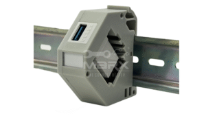 Din Rail Mount Box - 35mm - Usb 3.0v Keystone (AF-AF)