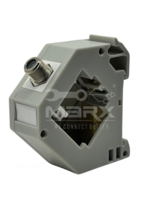 1-8-1.png Din Rail Mount Box - 35mm - F Connector Keystone