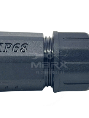 Marx - Made Of Nylon PA66 - M23 Water Proof Tube - IP68 Approved  Built In - RJ45 Cat - 6A Coupler - Blue Ring - Single Tube