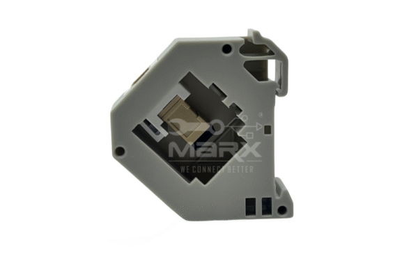 Din Rail Mount Box 35mm With Short Wing SC Coupler - Multi Mode - Simplex - Baige