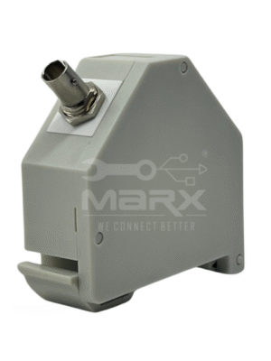 3-10-1.png Din Rail Mount Box 35mm With ST Coupler - Simplex - Metal