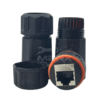 Marx - Made Of Nylon PA66 - M23 Water Proof Tube - IP68 Approved Built In - RJ45 Cat - 6A Coupler - Orange Ring - Double Tubes