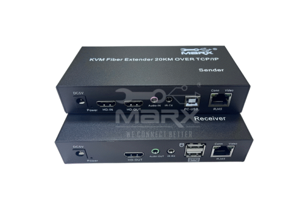 Optical Fiber Hdmi KVM Extender 20kms