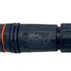 Marx - Made Of Nylon PA66 - M23 Water Proof Tube - IP68 Approved  Built In - RJ45 Cat - 6A Coupler - Orange Ring - Single Tube