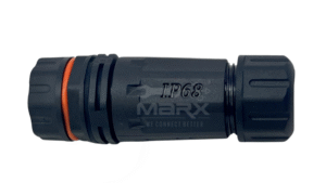 Marx - Made Of Nylon PA66 - M23 Water Proof Tube - IP68 Approved  Built In - RJ45 Cat - 6A Coupler - Orange Ring - Single Tube