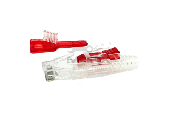 46.png RJ45 Connector - Cat6A - Unshielded - With Lock and Key Boot