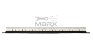 ME-C5EL-24P-3.png 24Port Cat - 5e Loaded Patch Panel - 180°