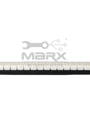 ME-C5EL-24P-3.png 24Port Cat - 5e Loaded Patch Panel - 180°
