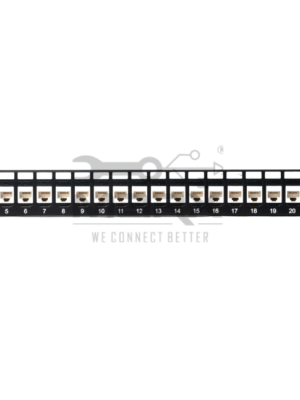 ME-C6-24P-loaded-2.png 24Port Cat - 6 Patch Panel - 180'