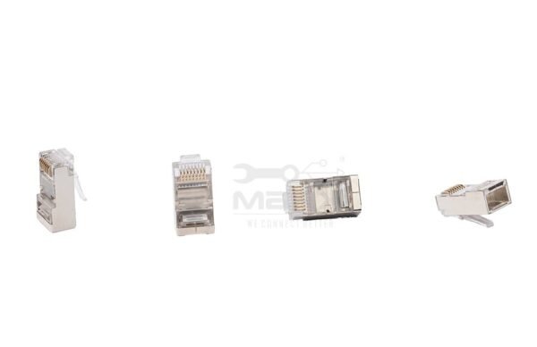 ME-C6-45S-PT-Marx-RJ45-Connetor-Cat-6-PASS-THRU-Shielded-100nos.jpg RJ45 Connector - Cat 6 - PASS THRU - Shielded (100nos)