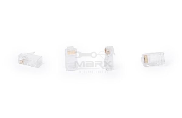 ME-C6-45U-Marx-RJ45-Connector-Cat-6-Unshielded-100nos-3.jpg RJ45 Connetor - Cat 6 - PASS THRU - Unshielded (100nos)
