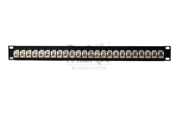 ME-C6ALS-24P-2.png 24Port Cat - 6a - STP Loaded Patch Panel - 180°