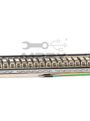 ME-C6ALS-24PCM-2.png 24Port Cat - 6a - STP Loaded Patch Panel - 180° with Cable Manager