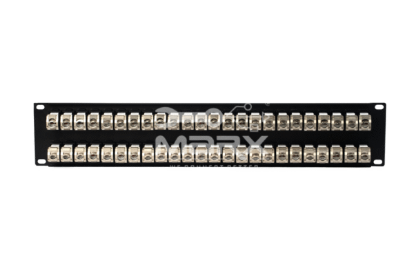 ME-C6ALS-48P-2U-3.png 2U - 48Port Cat - 6a - STP loaded Patch Panel - 180°