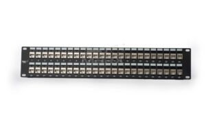 2U - 48Port Cat - 7 - STP loaded Patch Panel - 180°