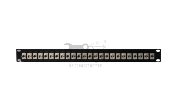 ME-C8LS-24P-2-1.png 24Port Cat - 8 - STP Loaded Patch Panel - 180°