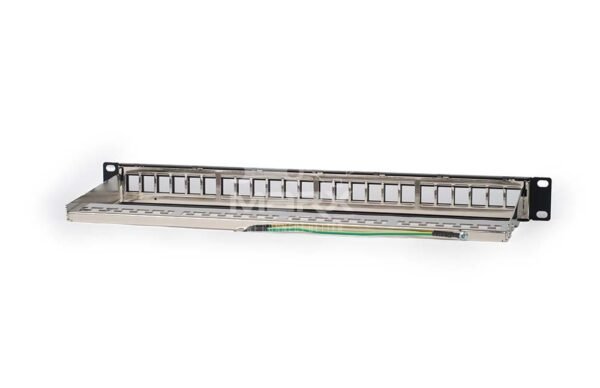 ME-UL-24PCM-2-1-2.jpg 24-Port Unloaded Patch Panel with Cable Manager