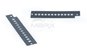 Black Plate For Link Basic Patch Panel - LC - Simplex - 12  Holes