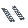MF-BP-PP-SC-S-12H-1.png Black Plate For Link Basic Patch Panel - SC - Duplex - 8 Holes