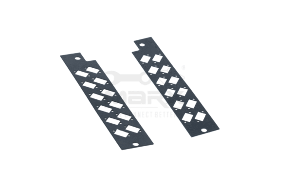 MF-BP-PP-SC-S-12H-1.png Black Plate For Link Basic Patch Panel - SC - Duplex - 8 Holes