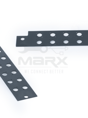 MF-BP-PP-ST-12H-1.png Black Plate For Link Basic Patch Panel - ST - 12 Holes