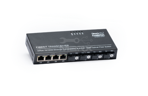 MF-MC-4F_4E-2-1.png 100Mbps - 4*SC + 4*RJ45 - SM single fiber - 25KM