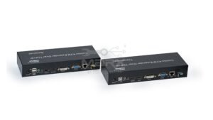 MH-CEF-20KM-1.jpg Hdmi / Dvi / Vga + Usb Extender with Local Loop Out And IP SC SM Single Fiber 20Kms + Cat 6 - Cable 120mtrs