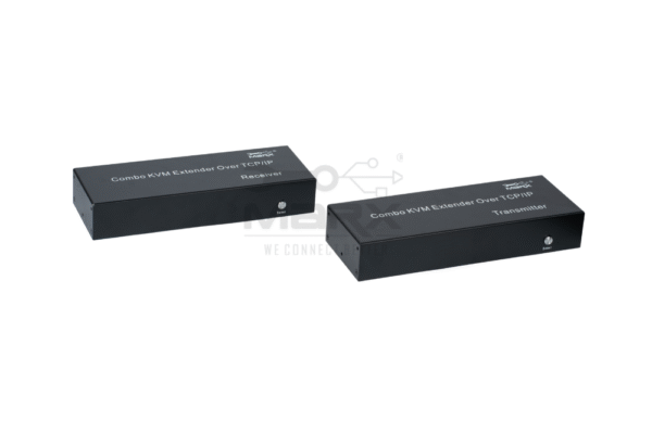 Hdmi / Dvi / Vga + Usb Extender with Local Loop Out And  IP SC SM Single Fiber 20Kms + Cat 6 - Cable 120mtrs