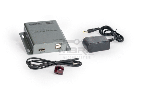 Hdmi IP KVM Extender with Local Loop Out 200mtrs - Rx