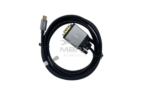 USB C 3.1v To Vga Cable Male - 2mtrs
