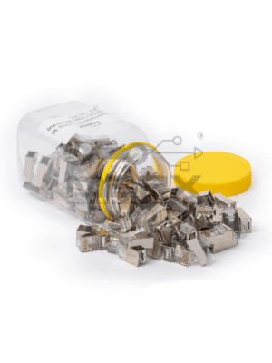 Untitled-design-9-1.png RJ45 Connector - Cat 6 - PASS THRU - Shielded (100nos)